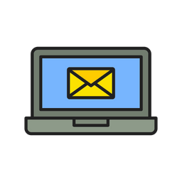 Email laptop  Icon