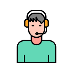 Customer service agent  Icon