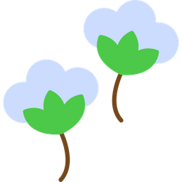 Cotton flowers  Icon