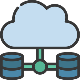 Cloud Database  Icon