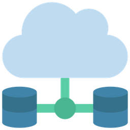 Cloud Database  Icon