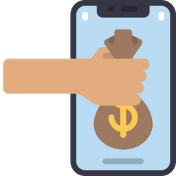 Mobile Investment  Icon