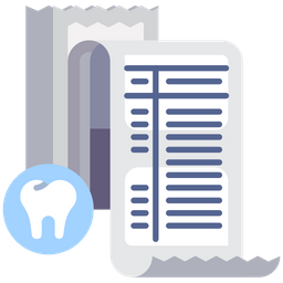 Dental Invoice  Icon