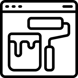 Farbwebseite  Symbol