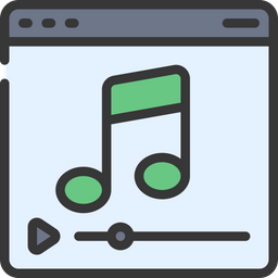 Music Player Website Icône
