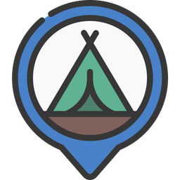 Camping Location  Icon