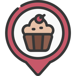 Cake Shop Location  Icon