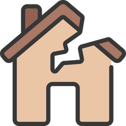 Cracked Home  Icon