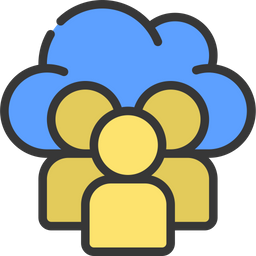 Cloud Group  Icon