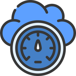 Cloud Performance  Icon