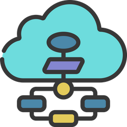 Cloud-Flussdiagramm  Symbol