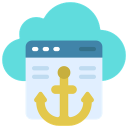 Cloud Anchor  Icon