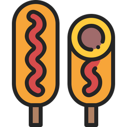 Corn dog  Icon