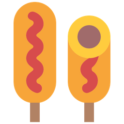 Corn dog  Icon