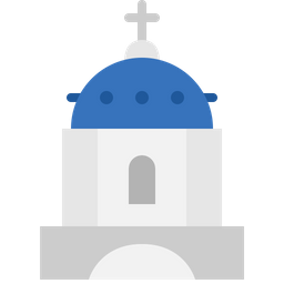 Blue domed church  Icon