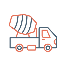 Zementtransporter  Symbol