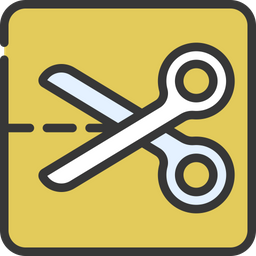 Cut Line  Icon