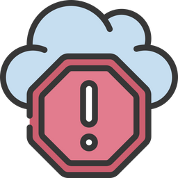 Cloud Warning  Icon