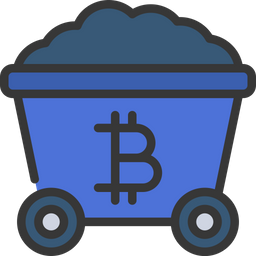 Bitcoin Cart  Icon