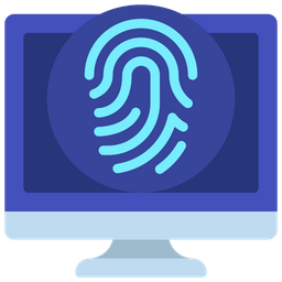 Computer Biometric  Icon