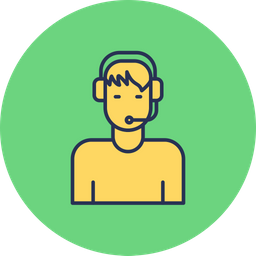 Customer service agent  Icon