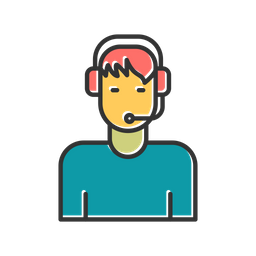 Customer service agent  Icon