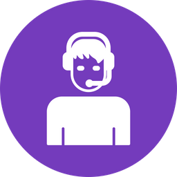 Customer service agent  Icon