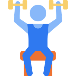 Shoulder press  Icon