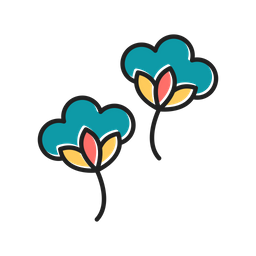 Cotton flowers  Icon