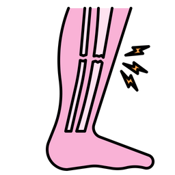 Broken leg  Icon