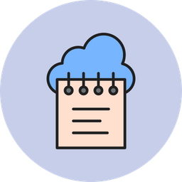 Cloud data  Icon