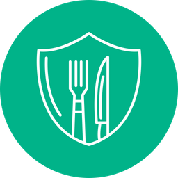 Cutlery shield  Icon