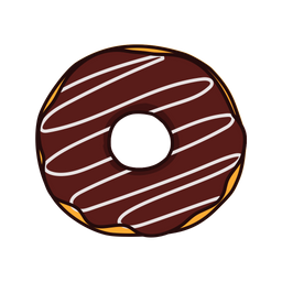 Donut Choco Top  Icon