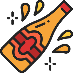 Champagne bottle  Icon