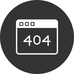 404 Fehler  Symbol