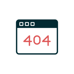 404 Error  Icon