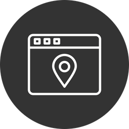 Online Location  Icon