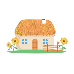 Ancient Ukrainian House  Icon