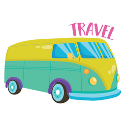 Travelling Mini Bus  Icon