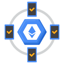 Dapp Decentralised Application  Icon