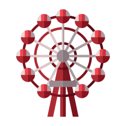 Hep five ferris wheel  Icon