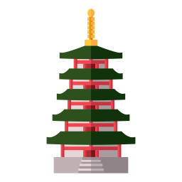 Japanische pagode  Symbol