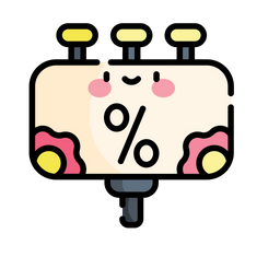 Spring Sales Sale Shopping Icon
