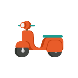 Motor Scooter  Icon