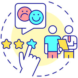 Solicit customer feedback  Icon