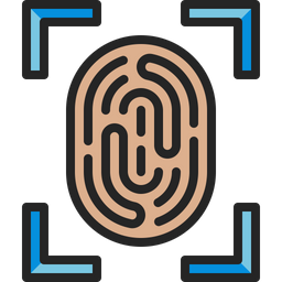 Biometric Scan  Icon