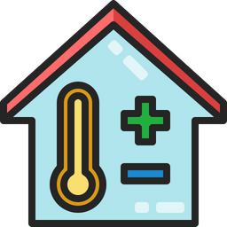 Home Temperature  Icon