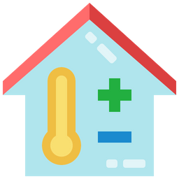 Home Temperature  Icon