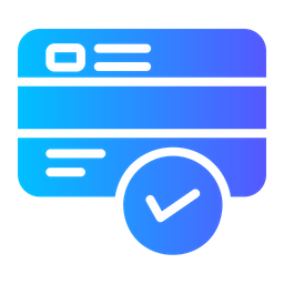 Check Credit Card  Icon