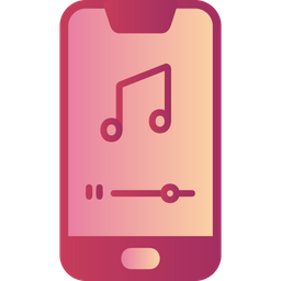 Mobiler Musikplayer  Symbol